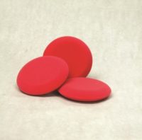 4″ Round Red Foam Wax Applicator