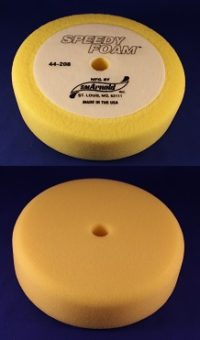 8″ Yellow Flat Medium Comp. Pad