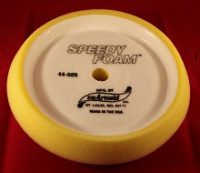 8″ Yellow Dished-In Medium Comp. Pad