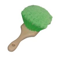 Professional Flagged-Tip Body Brush – Green