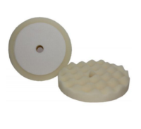 8″ White Waffle Compounding Pad – 2 Pack